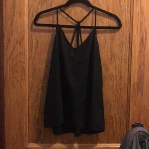 Abercrombie + Fitch - black strappy tank/cami